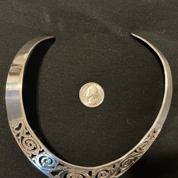 Sterling Silver Neck Cuff - Picture 6 of 6